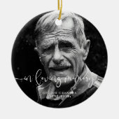 In liebevoller Erinnerung Elegantes Erinnerungsgef Keramik Ornament (Vorne)