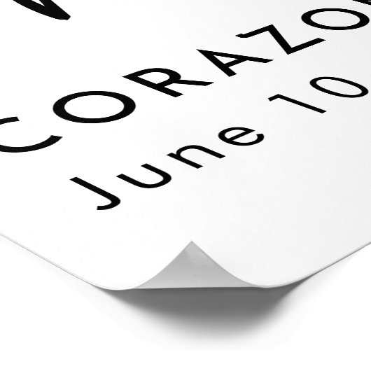 In liebevoller Erinnerung Feier des Lebens Foto Be Poster (Ecke)