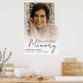 In liebevoller Erinnerung Feier des Lebens Foto Be Poster (Küche)