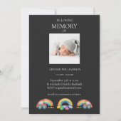 In liebevoller Erinnerung Kindbeerdigung Einladung (Vorderseite)