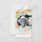 in liebevoller Erinnerung moderne blumenreiche ein Mitteilungskarte (Vorderseite)