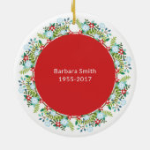 In liebevoller keramik ornament (Hinten)