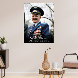 In Liegender Erinnerung   Foto Gedenkfeier Beerdig Poster
