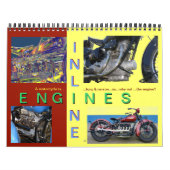 In Line Motorrad-Motors Kalender (Titelbild)