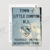 In Little Compton, RI Postkarte (Vorne/Hinten)