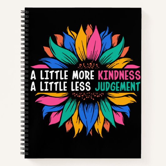 In Little More Kindness A Little Less Judbewohner Notizblock (Vorderseite)