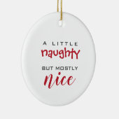 In little naughty mostly nice christmas ornament (Rechts)