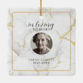 In living memory, funeral, loved one Ornament (Rückseite)