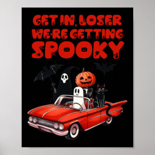 In Loser werden wir gespitzt lustiges Halloween-Sk Poster