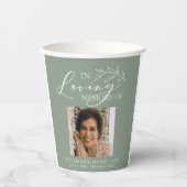In Love Erinnerung an die Grüne Gedenkfeier Pappbecher (Vorderseite)