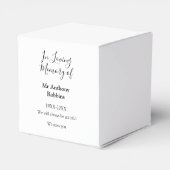 In Love Erinnerung an Namensbeerdigung Erinnerung  Geschenkschachtel (Rückseite)