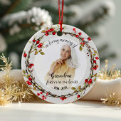 In Love Erinnerung an Oma Rustic Kresath Memorial Keramik Ornament