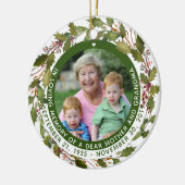 In Love Gedächtnis Mutter Oma Weihnachten Keramik Ornament (Links)