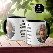 In Love Memory 2 Foto Memorial Keepake Tasse