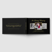 In Love Memory 3 Foto Beerdigungsdienst Gästebuch (Voll)