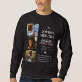 In Love Memory 3 Foto Tribute Sweatshirt (Vorderseite)