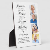 In Love Memory 4 Foto Heaven Wedding Memorial Fotoplatte (Seite)