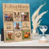In Love Memory 5 Foto Collage Pet Memorial Fotoplatte (Seite)