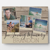 In Love Memory | 5 FOTO | Gedenkstätte Fotoplatte (Vorderseite)