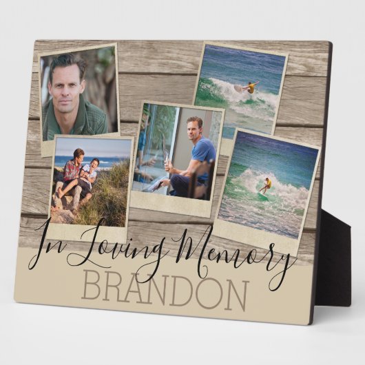 In Love Memory | 5 FOTO | Gedenkstätte Fotoplatte (Seite)