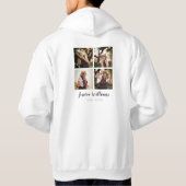 In Love Memory | 5 FotoCollage | Memorial Hoodie (Rückseite)