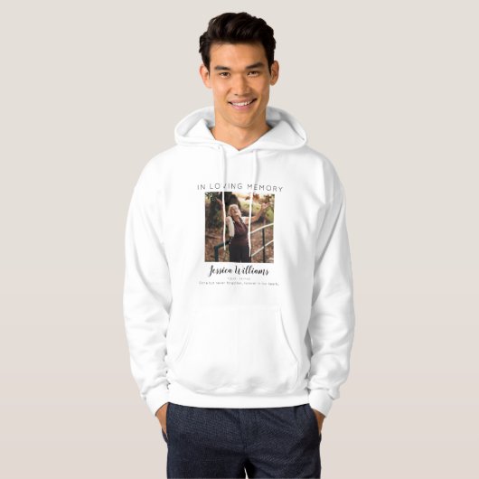 In Love Memory | 5 FotoCollage | Memorial Hoodie (Vorne ganz)
