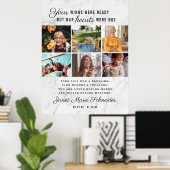 In Love Memory | 6 Foto Collage Beerdigung Poster (Heimbüro)