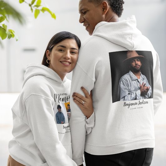 In Love Memory | 6 FotoCollage | Memorial Hoodie