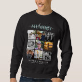 In Love Memory 9 Foto Collage Memorial Tribute Sweatshirt (Vorderseite)