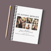 In Love Memory | 9 FOTO | Memorial Guest Book Notizblock