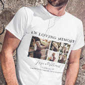 In Love Memory | 9 FotoCollage | Gedenkstätte T-Shirt