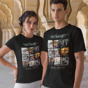 In Love Memory 9Fotocollage Gedenktribut T-Shirt