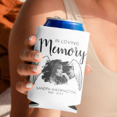 In Love Memory | Angel Wing | Foto Memorial Dosenkühler