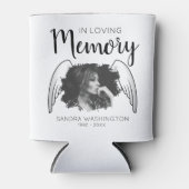 In Love Memory | Angel Wing | Foto Memorial Dosenkühler (Vorderseite)