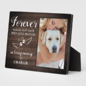 In Love Memory Angel Wings Pet Memorial Foto Fotoplatte (Seite)