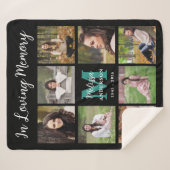 In Love Memory angepasste 8-Foto-Gedenkstätte Sherpadecke (Vorderseite (Horizontal))