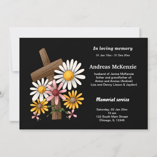 In Love Memory Ankündigung (Vorderseite)