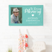 In Love Memory | Aquamarines Memorial Foto Banner (Insitu)
