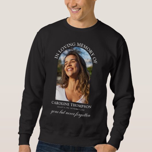 In Love Memory Arch Foto Sweatshirt (Vorderseite)