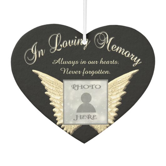 In Love Memory Autolufterfrischer (Vorderseite)