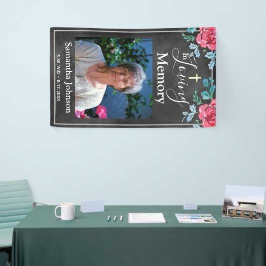 In Love Memory Beerdigung Erinnerung Banner (Messeveranstaltung)