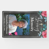 In Love Memory Beerdigung Erinnerung Banner (Horizontal)