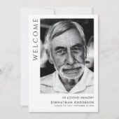 In Love Memory Beerdigung Reihenfolge des Dienstpr Einladung (Vorderseite)