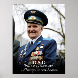 In Love Memory | Beerdigung von Fotos Poster