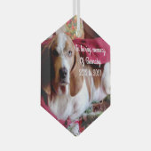 In Love Memory Begleiter Ornament Aus Glas (Vorderseite Rechts)