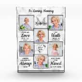 In Love Memory Beileid Keepake Memorial Fotoblock (Vorderseite)