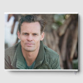 In Love Memory Black & White Gedenkfeier Gästebuch (Rückseite)