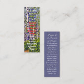 In Love Memory Book Mark Prayer Card Telefonnummerkarte (Vorne/Hinten)