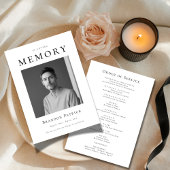 In Love Memory Burial Beerdigung Service Foto Programm