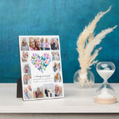 In Love Memory Butterfly Herzfoto Collage Fotoplatte (Seite)